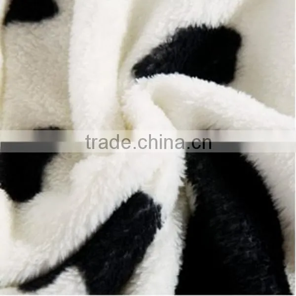 Soft and Warm Mexican Cow Print Flannel Blanket photo-5