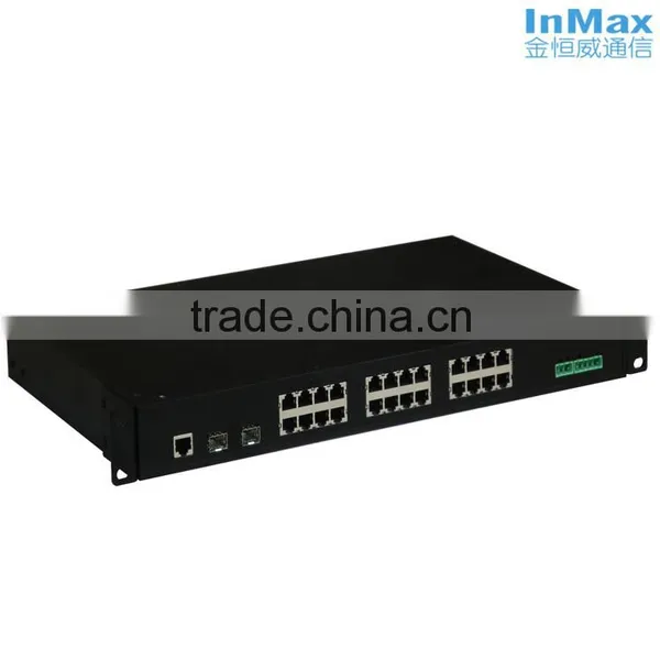 24 Ports Rack-Mount 2x1000M FX(SFP Slot) and 24x10/100MBase TX Gigabit Managed Industrial PoE Switches photo-2
