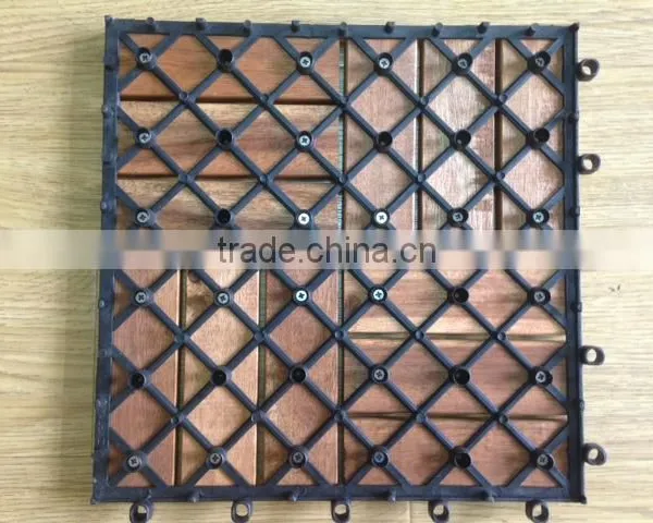 Wood Decking Tiles/Interlocking Outdoor Decking Tiles/Garden Wood Deck Tiles photo-4