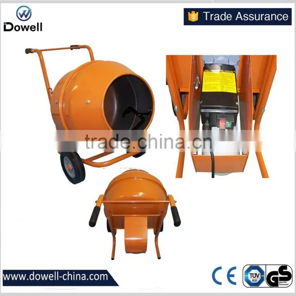 5 Cubic Feet Wheel Barrow Portable Cement Concrete Mixer YL2.2-B Hand Mixer photo-2
