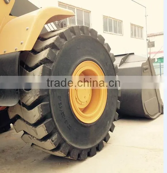 Lifting Platform Tires and Wheels, Cut and Puncture Proof Industrial Tires 23.5-25 15x5 photo-2