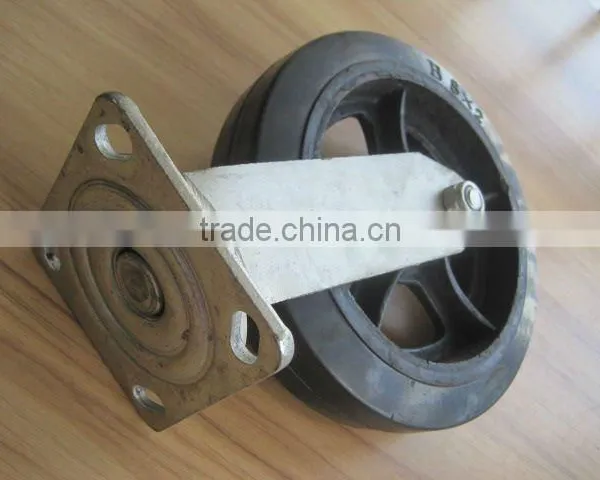 8 Inch 8X2 Nylon Pulley Caster Wheels With Bearings photo-2