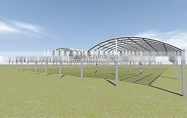 Multi-Span Greenhouse With Aquaponics Growing Systems For Agricultural Planting photo-3
