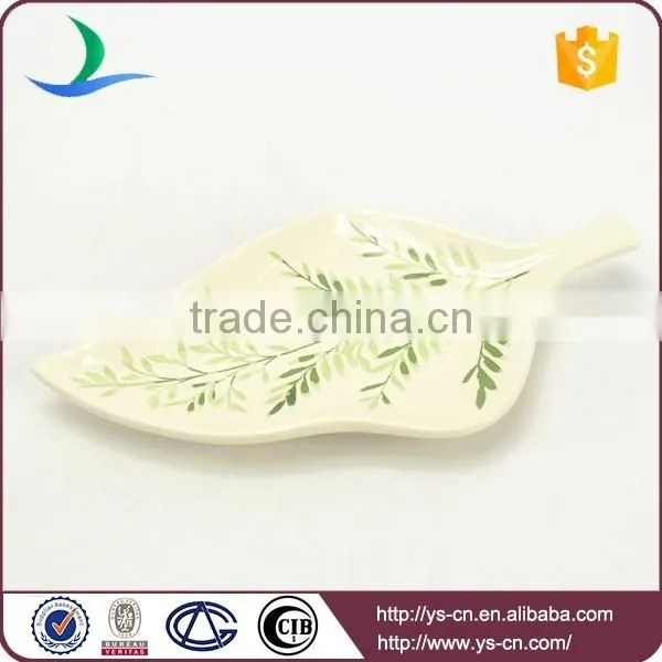 Leaf Shape Home Decor Plate Dolomite Material photo-3