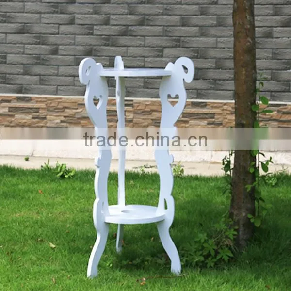 New Material, Waterproof WPC White Baroque Shelf Corner Shelf photo-4