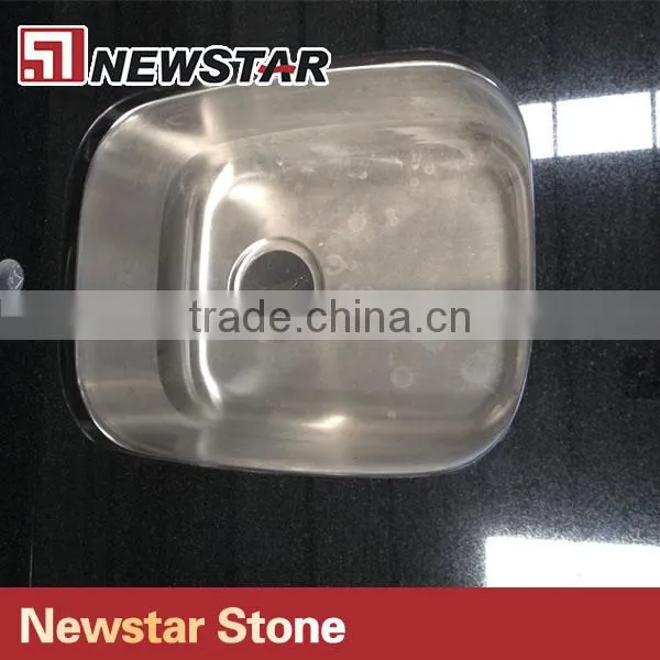 China Black Granite Countertop With Basin Black Granite Countertops photo-2