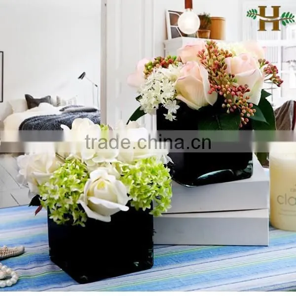 Cheap Clear Cube Glass Vases Wholesale photo-5