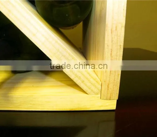 Wine Bottle Shelf/Wine Rack Storage Cube in Pine photo-3