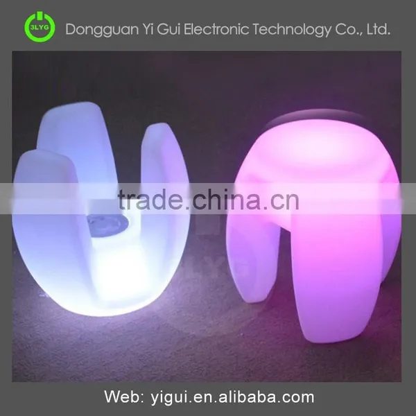 16 Color Changing Chair Party Decoration LED Light Up Cube Stools photo-3