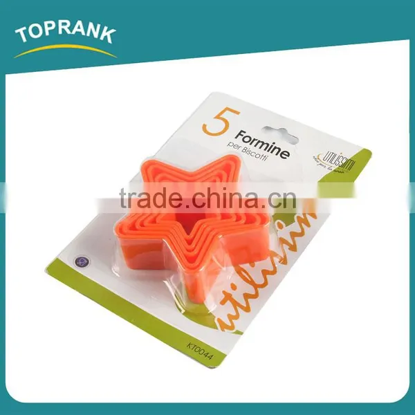 Toprank Wholesale Custom 5PCS Plastic Star Shaped Anime Cookie Cutter Set,Arabic Alphabet Cookie Cutter Set photo-2