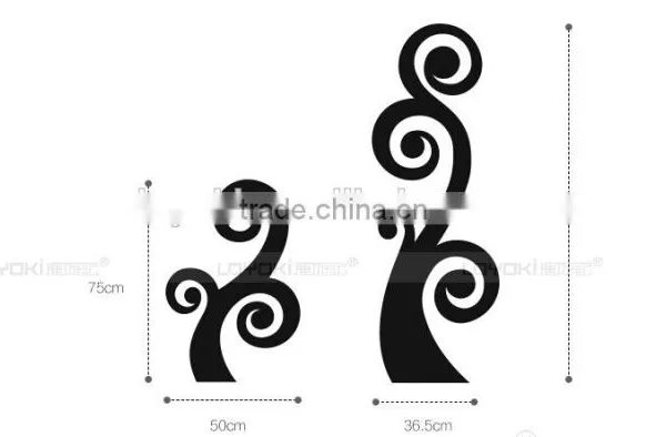 Original Design Home Accessories 3d Wall Decoration Wall Sticker Creative Wood Flower Wall Murals Home Decor photo-6