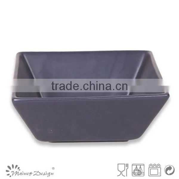 Stoneware Bowls Solid Glaze 5.7inch Ceramic Square Bowls photo-4