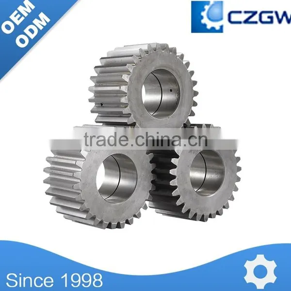 Transmission Straight Teethed Bevel Helical Gear With Keyway photo-2