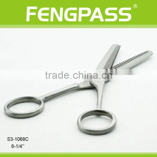 S3-1068C 6-1/4" Inch 2CR13 Stainless Steel Blade With Stainless Steel Plastic Barber Use Thinning Tool Hair Scissors photo-3