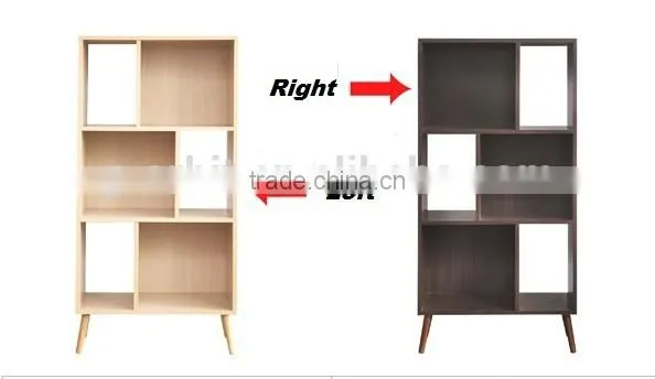 Living Room Function Design Magazine Storage Wooden Cabinet photo-5