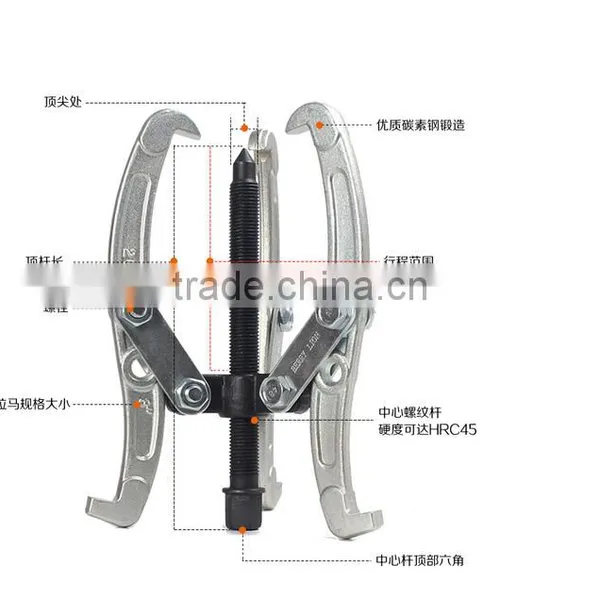 Berrylion 3-20" Three Jaws Gear Puller CR-V High Quality Gear Puller photo-3