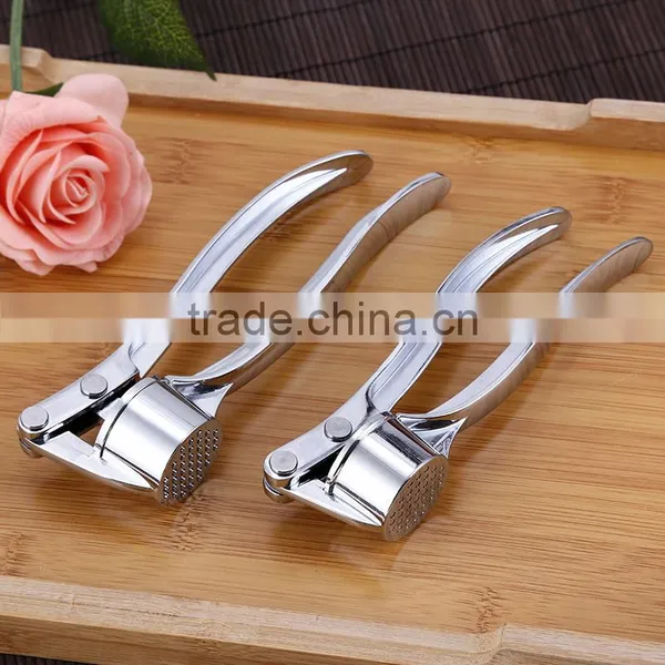 Factory Price Top Quality Full Stainless Steel Material Big Size Multifunctional Garlic Press photo-3