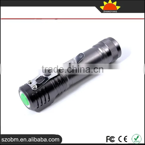 New Arrival A-D5 Aluminum Alloy Mini XPG-R5 3 Modes LED Flashlight Torch With Clips and Magnet photo-3