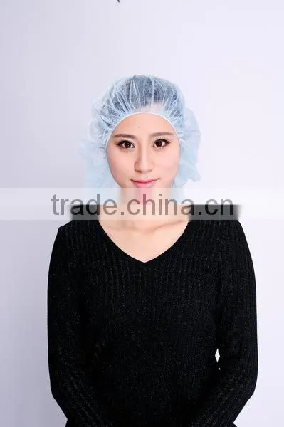 Colorful Medical Disposable Bouffant Cap/nurse Cap/mob Cap/clip Cap photo-5