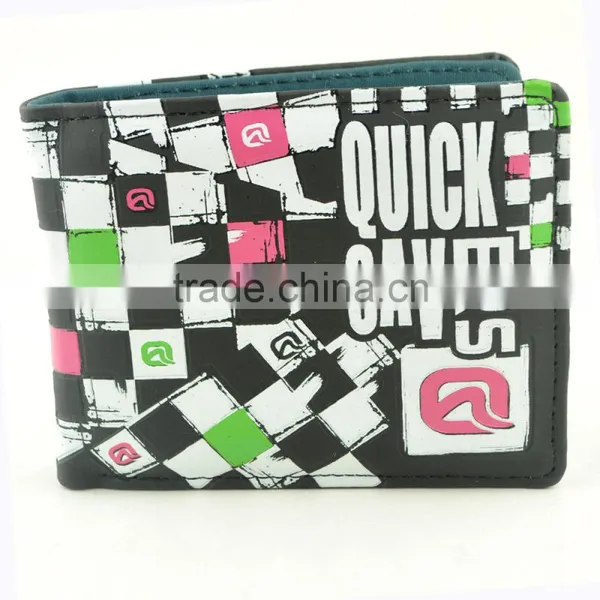 Wholesale Men Funky Wallet Boy Wallet in Printing Style Brand Name Quicksavers photo-4