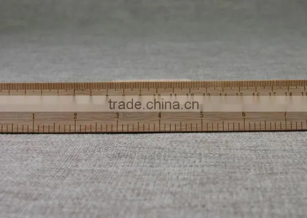 Natural Wooden Ruler With Logo photo-3