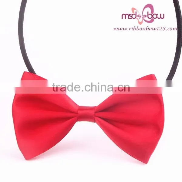 Pre Made Ribbon Bow Tie With Dog photo-2