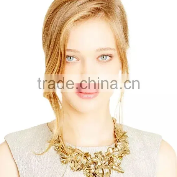 New Alloy Painting Colors Flower Design Choker Necklace& Earrings for Women photo-3