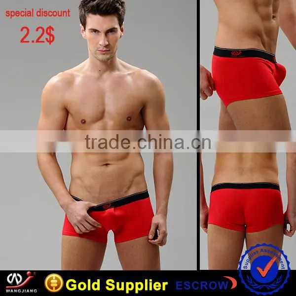 Seductive Wear Wangjiang Men Underwear Comfortable, Customized Logos/artworks Are Accepted Under Sun photo-4