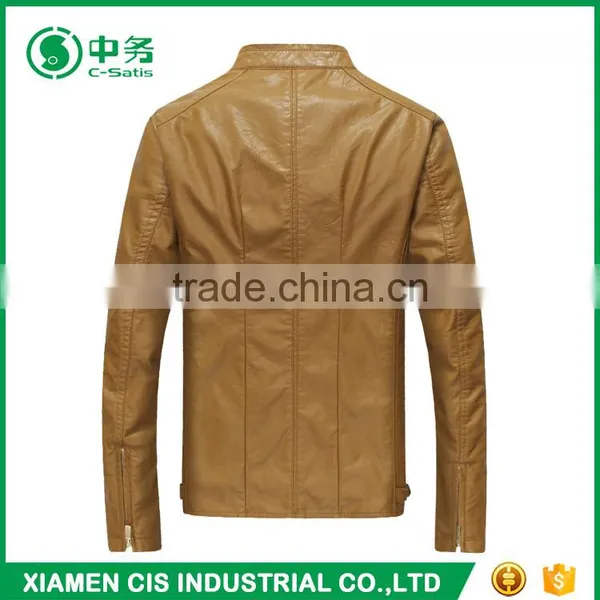Chinese Manufacturers Sale Fashion Western Mens Leather Jacket photo-3