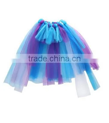 Party Kids Baby Girl Dress Mermaid Tops Bodysuit+Tulle Tutu Skirts Outfits Set photo-3