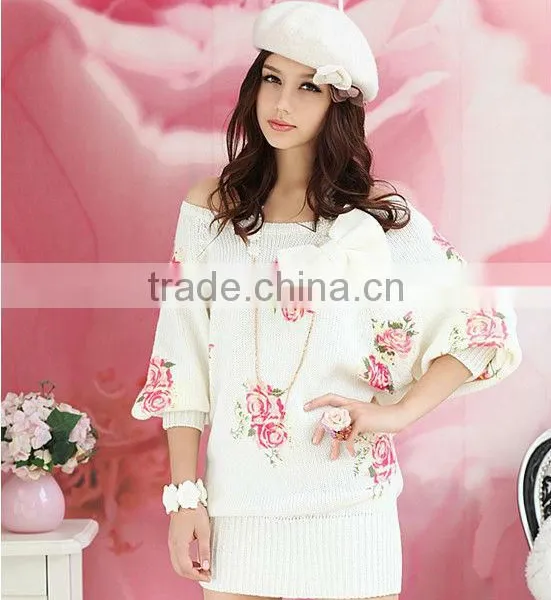 2013 New Wholesale Manufacture Ladies Dresses Knitwear