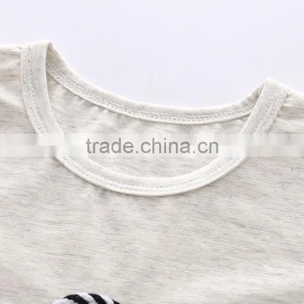 Wholesale Quality Cotton Boy Clothes Set With Pattern Kids Two Pieces Set photo-3
