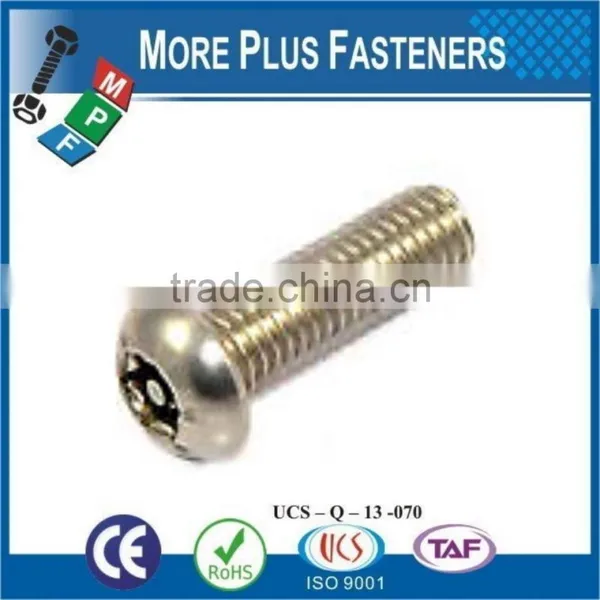 Made in Taiwan Button Head Torx Tamper Cap Screw photo-4