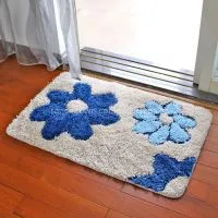 Sitan Absorbent Fiber Bed Bedroom Bathroom Mat Doormat Personality Rub Feet Carpet Floor Mats photo-3