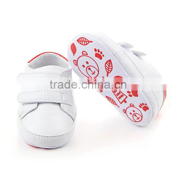 B22229A Baby PU Toddler Shoes Wholesale Baby Cute Spring and Autumn Soft Sole Shoes photo-3