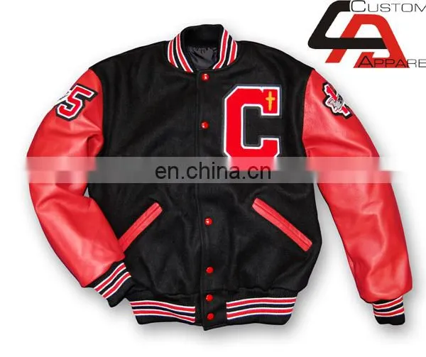 Supplier of Custom Wool Varsity Jackets Cotton College Jackets Satin School Jackets University Letterman Jackets photo-5