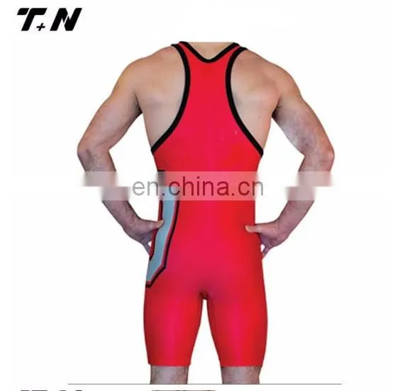 Cheap Custom Sublimation Wrestling Singlet for Sale photo-6