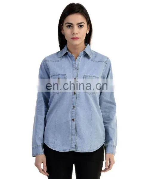 FULL DENIM WOMEN SHIRT
