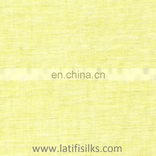 LINEN FABRIC LIGHT YELLOW