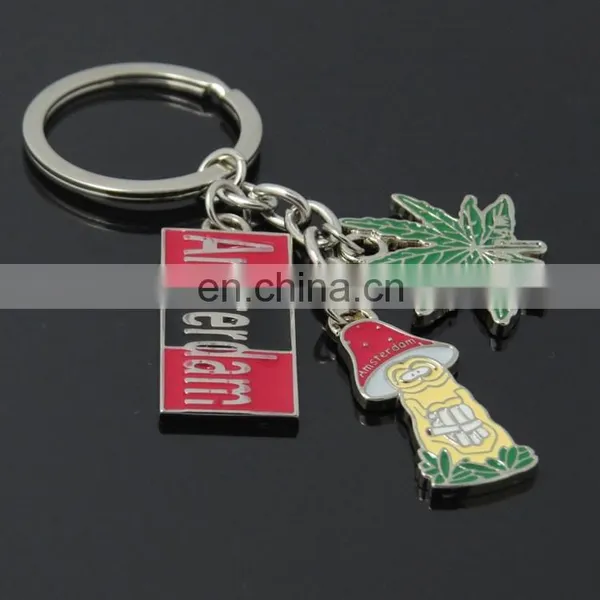 Custom Travel Country Keychain Tourist Souvenir Gifts Metal Key Rings photo-6