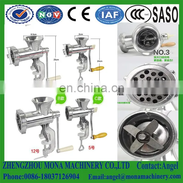 High Quality Stainless Steel Wheat Grass Manual Slow Juicer for Sale photo-3