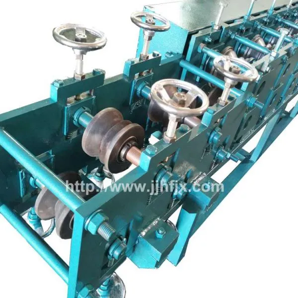 Stainless Steel Door Frame Roll Forming Machine, P Section Pipe Roll Former photo-2