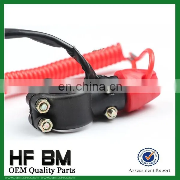 Universal Engine Stop Tether Emergency Switch Lanyard Kit for ATV Racing photo-2