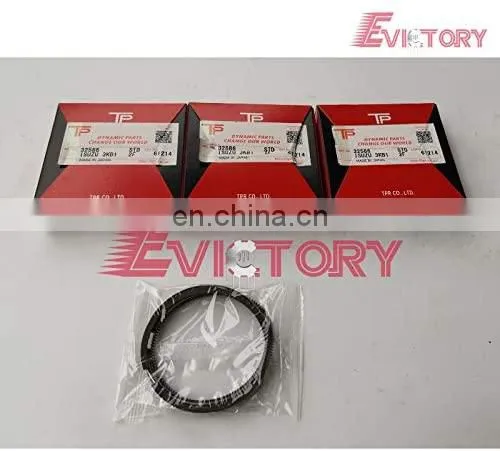 for Mitsubishi K3F Gasket Bearing Oversized 0.50mm Piston Ring Set photo-5