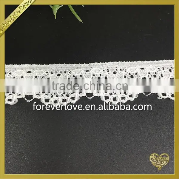 Crochet Flower Elastic Nylon Macrame Bulk Dress Making Lace Fabric FLL-002 photo-2