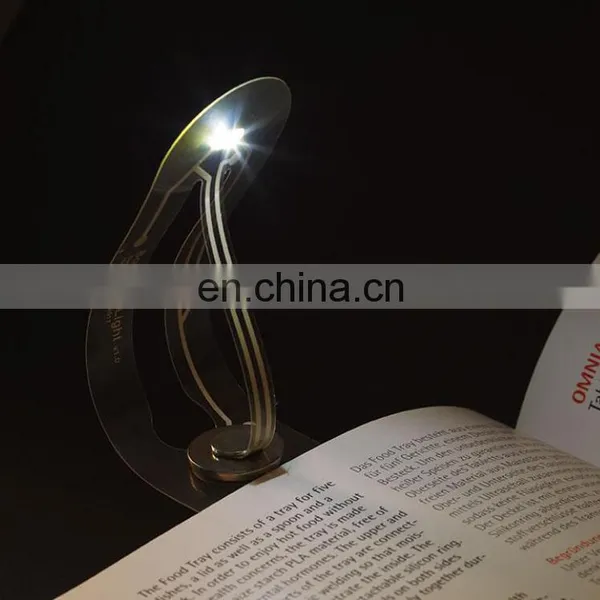 FOLDABLE New Thinnest Flexible LED Bookmark Light FOR Gift photo-3