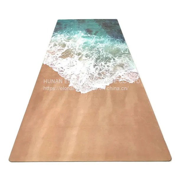 Custom Dye Sublimation Fabric Rubber Yoga Mats Supplier photo-5