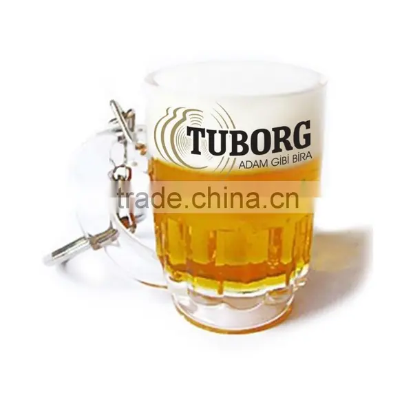 Hot Sale Custom Acrylic Beer Cup Keychain, Modern Acrylic Keychain photo-2