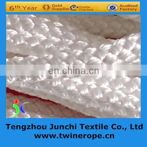 High Quality Solid Double Braided Polyester Rope photo-3