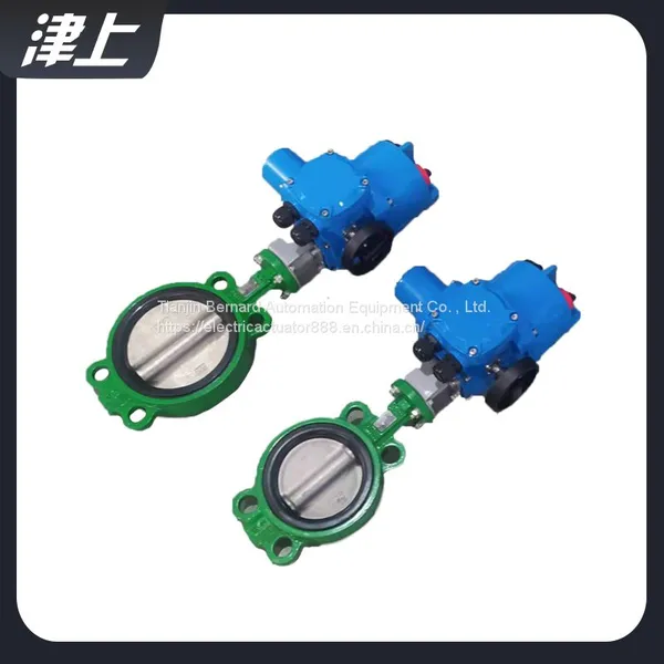 Electric Butterfly Valve Actuator DN100 Valve Electric Device photo-3